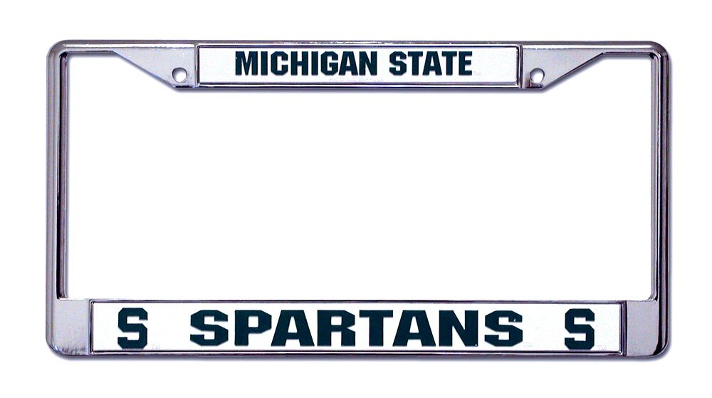Rico Michigan State Spartans Chrome License Plate Frame