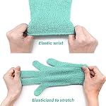 MIG4U Shower Exfoliating Scrub Gloves, Bathing Gloves Body Wash Dead Skin Removal Deep Cleansing Sponge Loofah for Women Men - Image 4