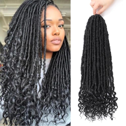 Goddess Locs Crochet Hair 20 Inch 3 Packs/Lot Faux...
