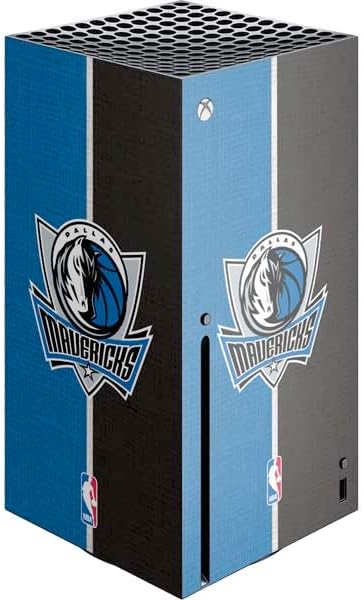 Skinit Decal Gaming Skin Compatible with Xbox Series X Console - Officially Licensed NBA Dallas Mavericks Standard - Light Blue Design