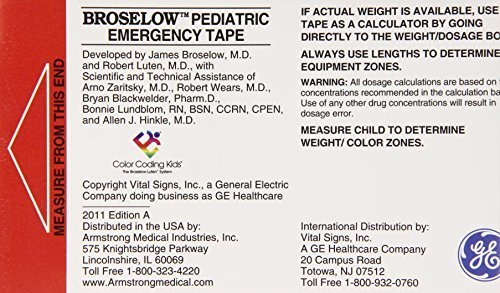 By American Academy of Pediatrics - Broselow's Pedatric Emergency Tape (2011-09-01) [Pamphlet]
