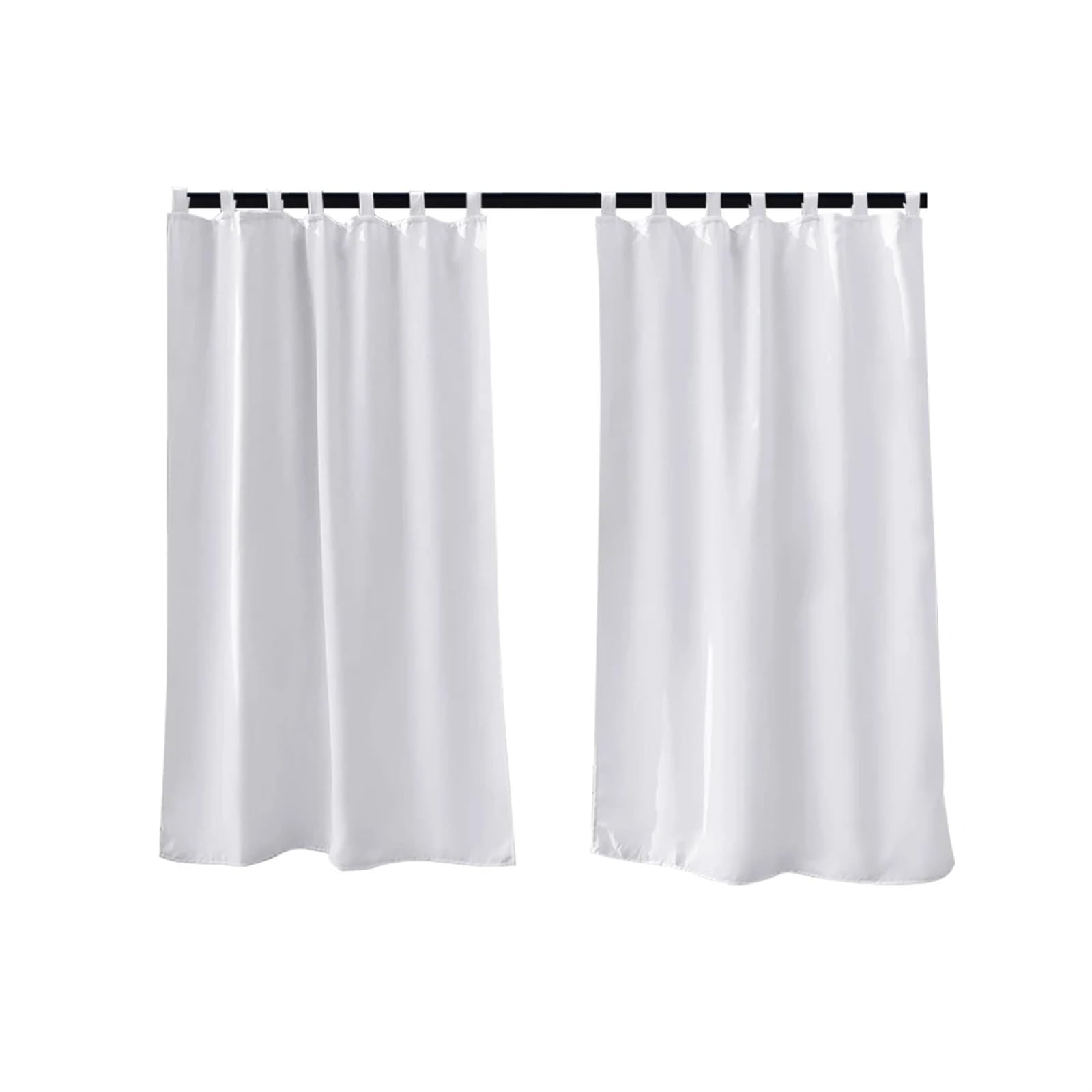 YXINAER Pergola Curtains Waterproof Outdoor Curtains Pergola Blackout For Patio(WHITE,132x183cm)
