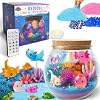 Axolotl Gifts for Girls & Boys DIY Glow Jar Toy with LED Cute Axolotl Night Light Arts and Crafts for Kids Ages 4 5 6 7 8-12 Year Old Great Room Decor, Birthday Decorations & Easter Gifts