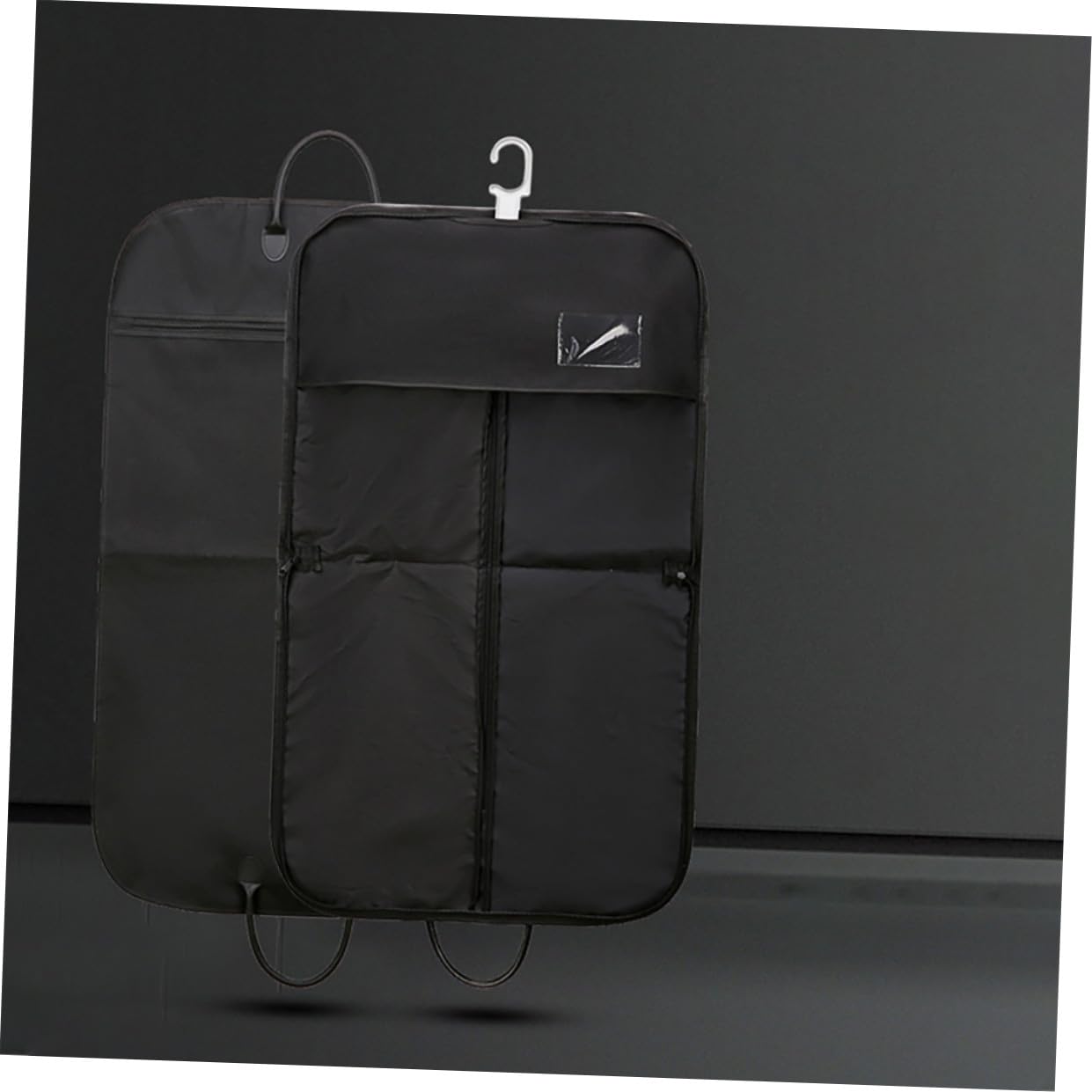 Bolsa de Ropa Portátil Plegable Negra de Tela Oxford para Viaje | Cubierta para Vestidos y Furs, Uso Business, 1, Resistente al Desgaste, Formato Plegable