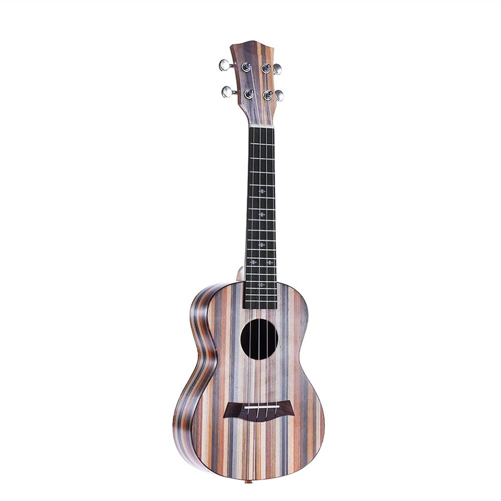 Ukulele 24 "Ukulele Acoustic Ukulele Soprano 18 Frets 4 Stringhe Chitarra Guitar Bokojoume Neck Dreewood Concerto Ukulele
