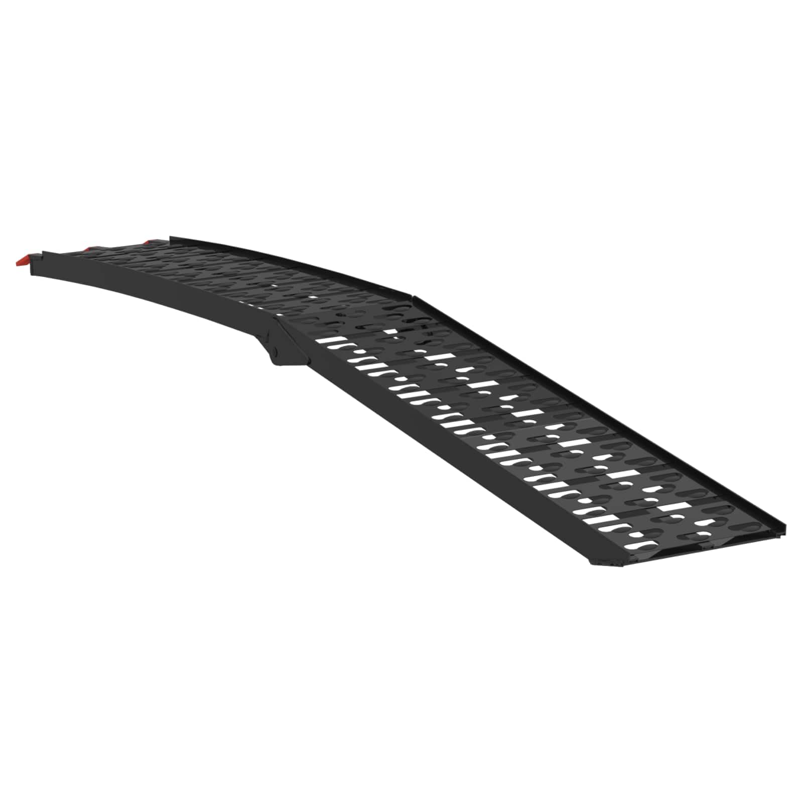 2er Set Motorradrampe Klappbar 222cm, Auffahrrampe aus Aluminium, 680kg Traglast pro Set, Verladerampe für Motorrad, Roller, Rasenmäher