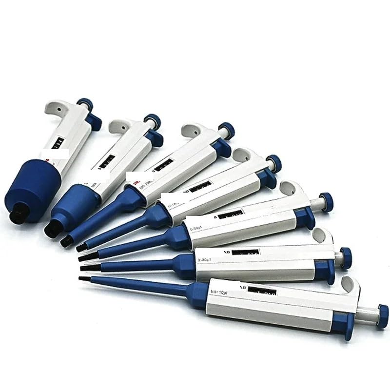 Electric Pipette, Manual Single Channel Adjustable Pipette 20-200ul/100-1000ul Tips Pipette Dropper(2-20μl)