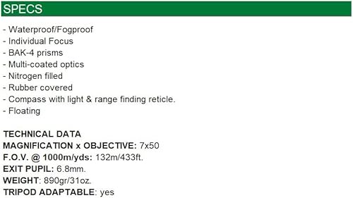 Miniatura 3 de KONUS Tornado 7X50 Binocular