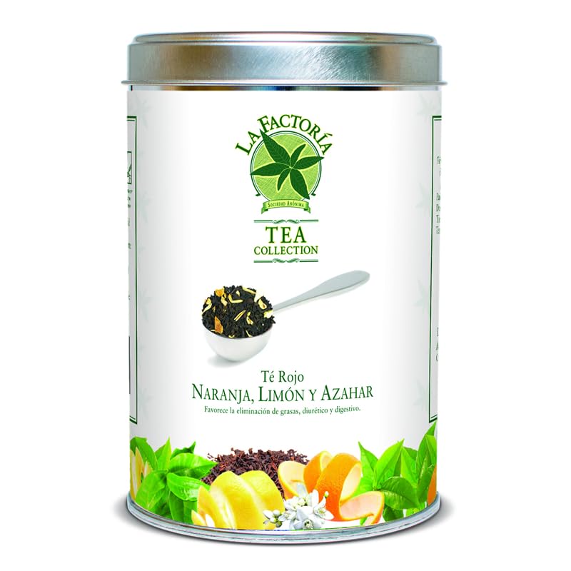La Factoría del Café Té Rojo Naranja-Limon con Azahar 150 Gramos Diurético Digestivo