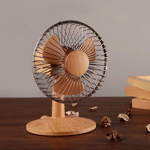 Ventilateur de bureau USB oscillant 75 degrés AMONIDA 2 vitesses