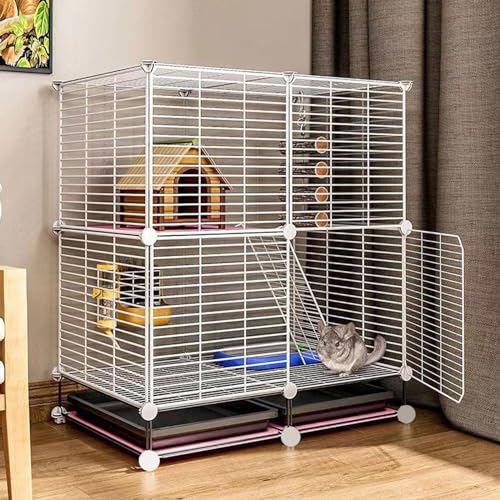 Cage à lapins intérieur parc de jeu chatons furets habitat métal amovible