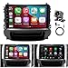 Eforcase Wireless Carplay Screen,Carplay Screen for Malibu 2011-2015,9Inch Wireless Car Stereo for Apple Carplay Radio Screen with Mirror Link/Backup Camera/Siri/Bluetooth/Navigation