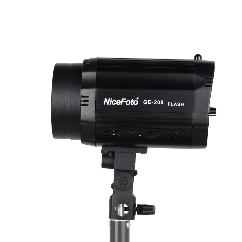 Amazon.com : Fomito Nicefoto GE-200 200W 5500K Mini Studio Flash