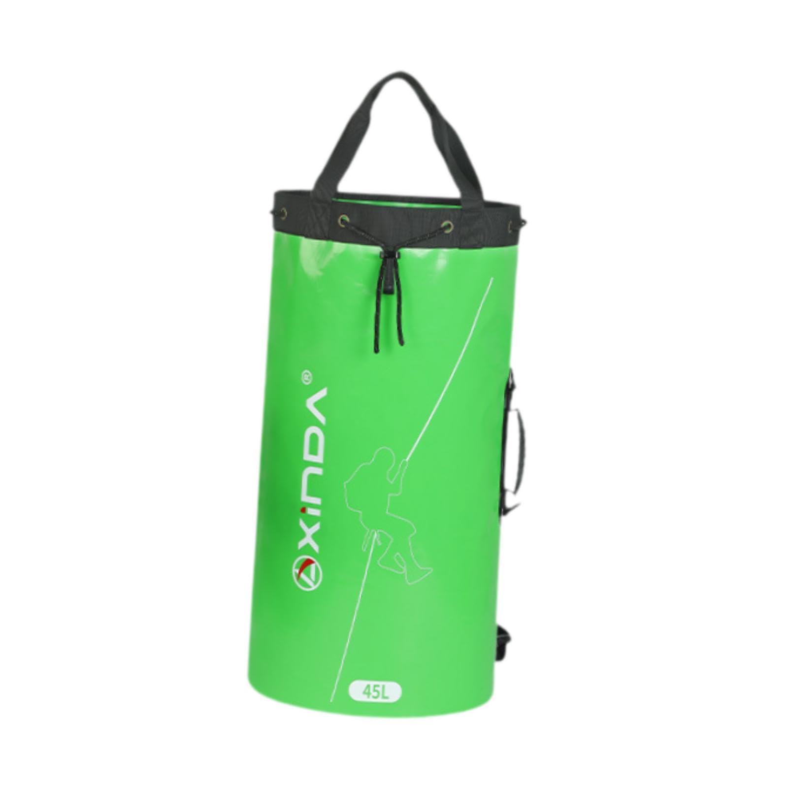 BNF® Rope Storage Bag Sturdy Rock Climbing Backpack for Trekking Climbing Outdoor 25cmx35cmx66cm Green-Sporting Goods-Outdoor Sports-Climbing & Caving-Ropes, Cords & Slings-1 Climbing Rope Storage Bag-image-21