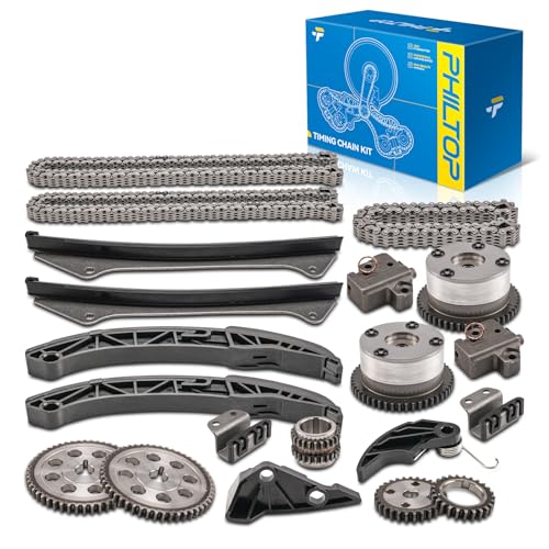 PHILTOP Engine Timing Chain Kit Compatible with Kia Sedona 2006-2010 and Hyundai Veracruz 2007-2012, Compatible with(See Discription)
