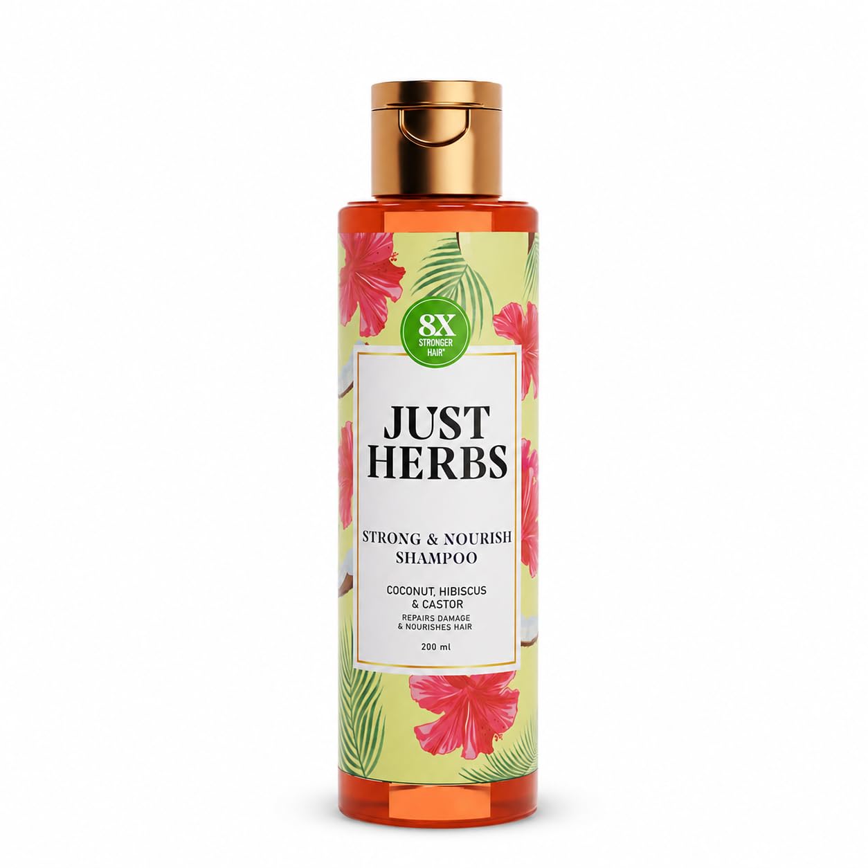 Just Herbs Castor and Black Onion Seed Sulfate Free Shampoo Reduce Hairfall,Hair Loss For Dry and Frizzy, Normal Hair Types Men & Women - 200ml-image-16
