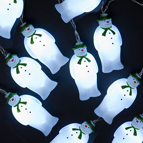 The Snowman Indoor Light String with 10 Ice White LEDs
