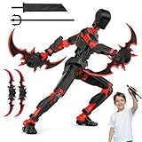 RUIAO Figura de Acción Toy 13, Figura de Acción Móvil con Múltiples Articulaciones Lmpresa en 3D, Juguetes con...