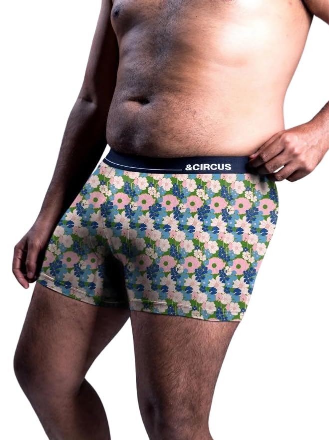Image of &Circus Men's Puresoft Beechwood Modal Boxer Brief | Ultra Soft Mens Breathable Boxer Briefs Innerwear Men