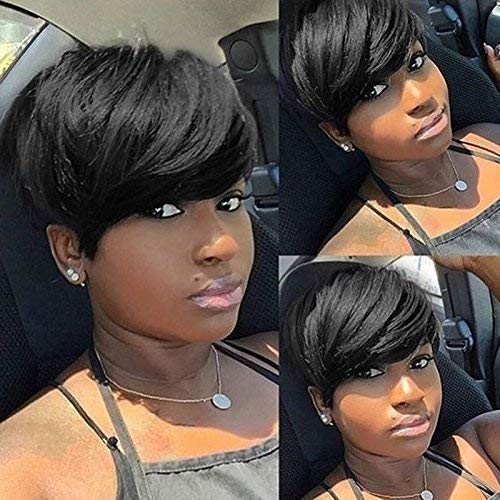 Short Pixie Cut Hair Natural Synthetic Wigs for Women Heat, Ws911, Size No Size