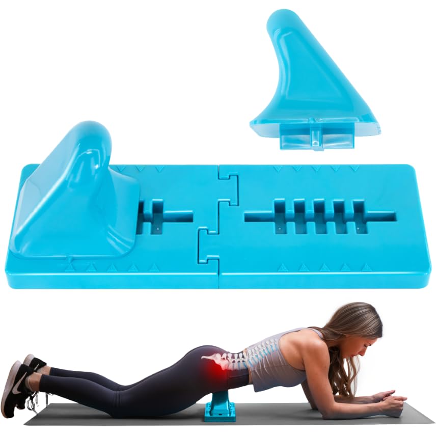 Thrival Wave - Fully Adjustable Psoas, Back and Hip Flexor Muscle Release Tool for Deep Tissue, Trigger Point Massage (Blue) – Made in USA