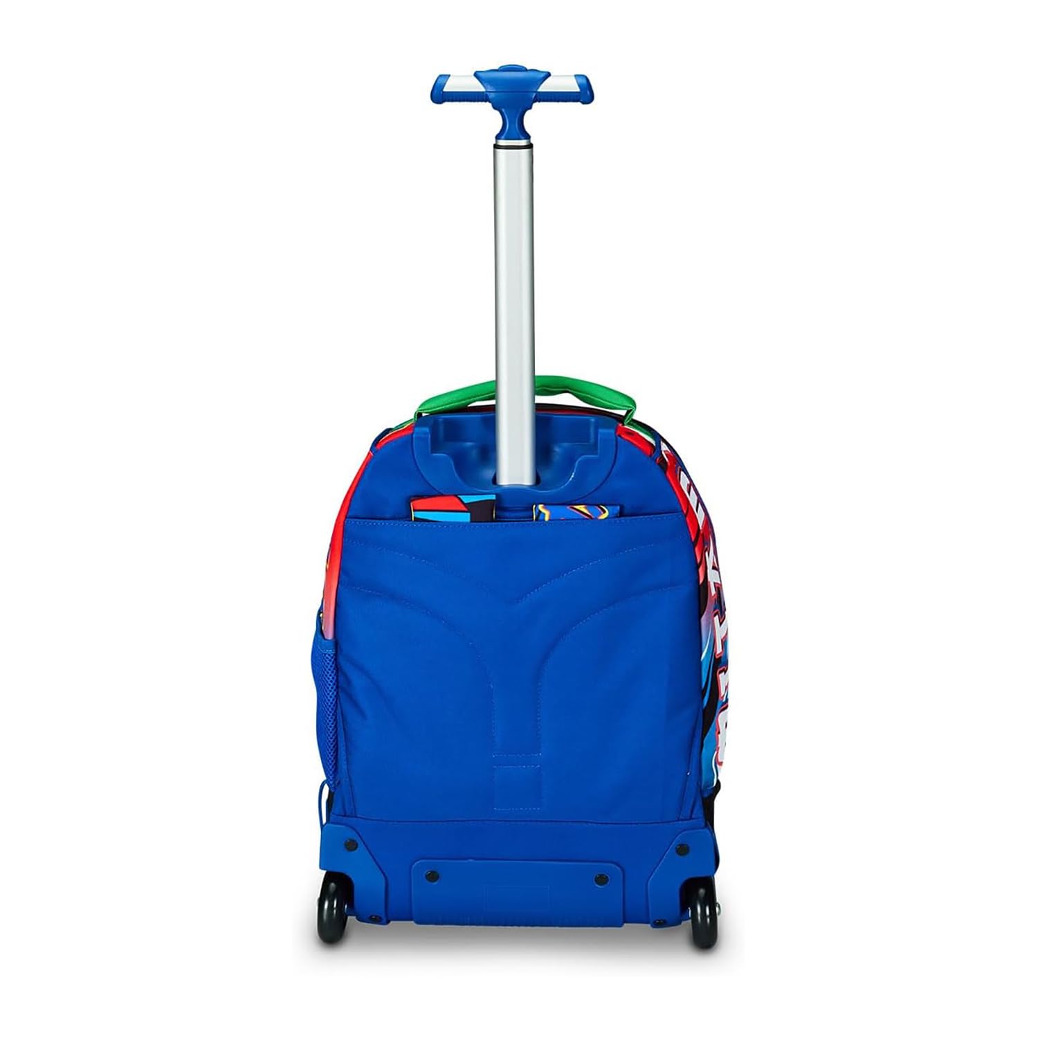 Mitama Trolley Run Scuola Mysterious Warriors,Doppio Scomparto, Blu e Arancione, Scuola Elementare e Tempo Libero, Bambino Ragazzo