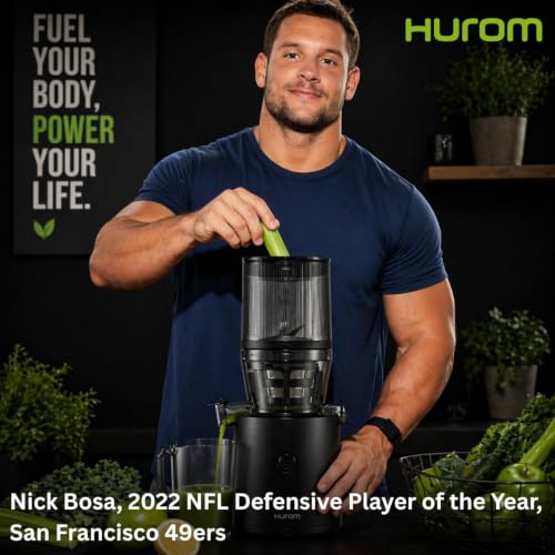 Image of Hurom H320 Cold Press Juicer | Ultra Low Pulp | Slow Juicer | Hopper Fits Whole Produce | Ultra Quiet Motor | Easy Assembly | Cold Press Masticating Juicer, 15 Years Warranty