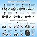 GLDYTIMES Handlebar for Segway Ninebot S Smart/mini PRO/mini LITE Self-Balance Scooter Hoverboard Adjustable Handle bar Stand Release Knee Pressure 3in1 Self Balance Hoverboard bar (Handlebar Only)