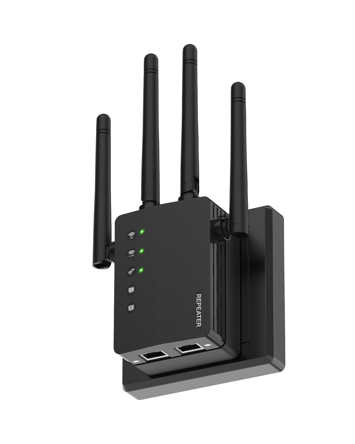 Photo 1 of 1200Mbps WiFi Extender Signal Booster, 12880 Sq.Ft Reach with 105 - Device Support, Dual Band 5GHz/2.4GHz, Easy Setup for Home, Long Range WiFi Extender