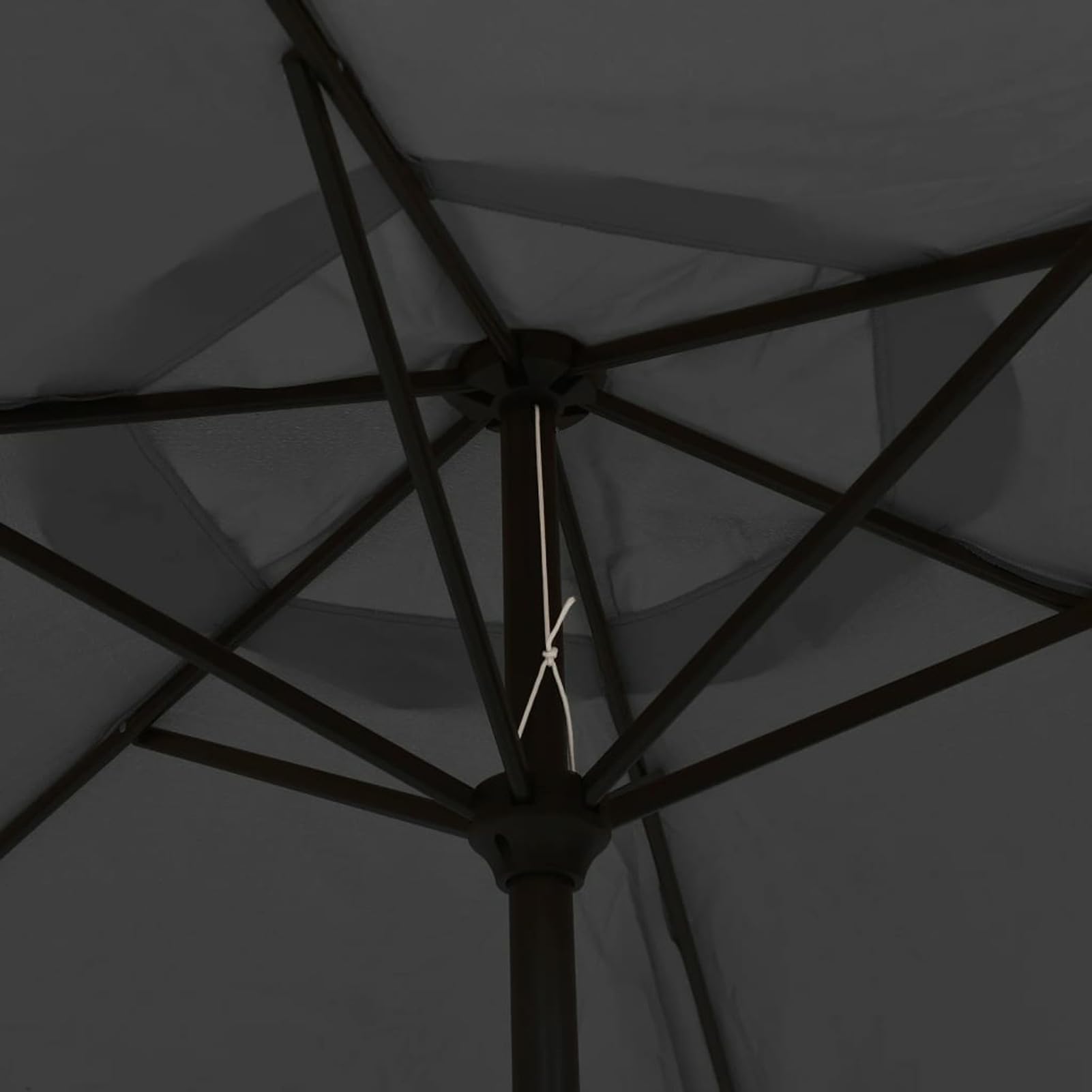 Homgoday Sombrilla de jardín con Palo de Metal Antracita 300 cm Sombrilla de Jardín,Protección UV Sombrilla Jardín Grande Orientable Jardín Parasol Balcón