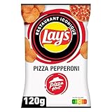 LAY'S Iconique Chips Saveur Pizza Hut Peperonni 120g