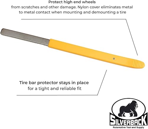 Miniatura 2 de Corghi 8-11100104 - Protector de barra de neumático amarillo (6 unidades)