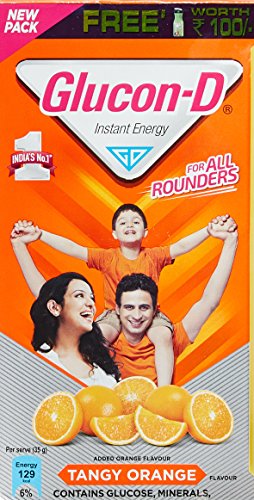 Glucon-D Glucon D Instant Energy, Orange, 1kg with Free Sipper Bottle Worth Rupees 100 Glucon-D Glucon D Instant Energy, Orange, 1kg with Free Sipper Bottle Worth Rupees 100