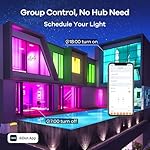 Linkind Smart Light Bulbs, Smart Bulb That Work with Alexa & Google Home, LED Light Bulbs Color Changing, 104 Preset Scene, Music Sync, A19 E26 2.4GHz RGBTW WiFi Bluetooth Light Bulb 60W, 800LM, 4Pack - Image 5