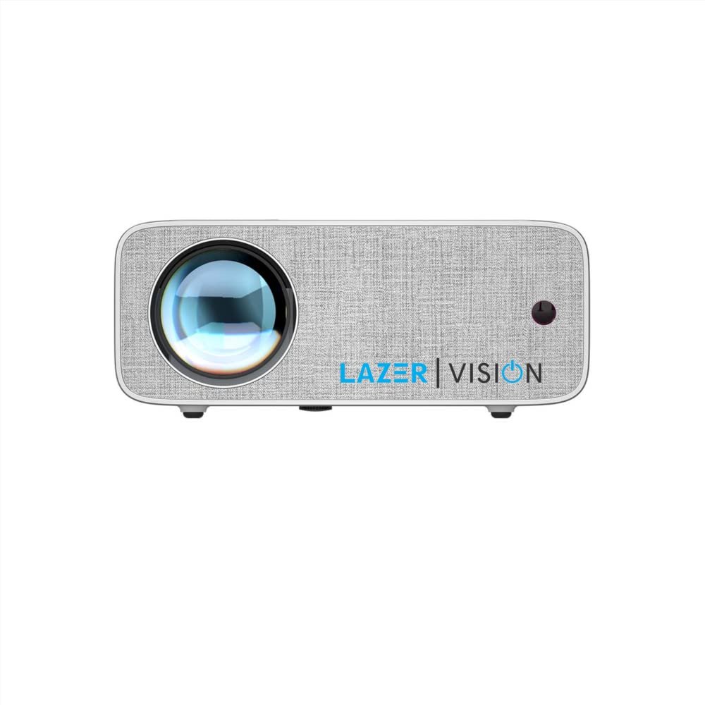 Lazervision LV881 Android 9 Native 1080P 4k 4096*2160 Supported 7800 Lumens (ANSI 750) Maximum Display Size 300 Inch 4d Keystone Zoom Quality Similar DLP Bluetooth WIFI USB Dynamic Contrast 20000:1 Day Light 4K Smart Portable LED Projector lamp Life 50000 Hours white