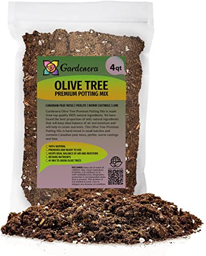 Gardenera Olive Tree Premium Potting Mix - Create a Mediterranean Paradise in Your Backyard...