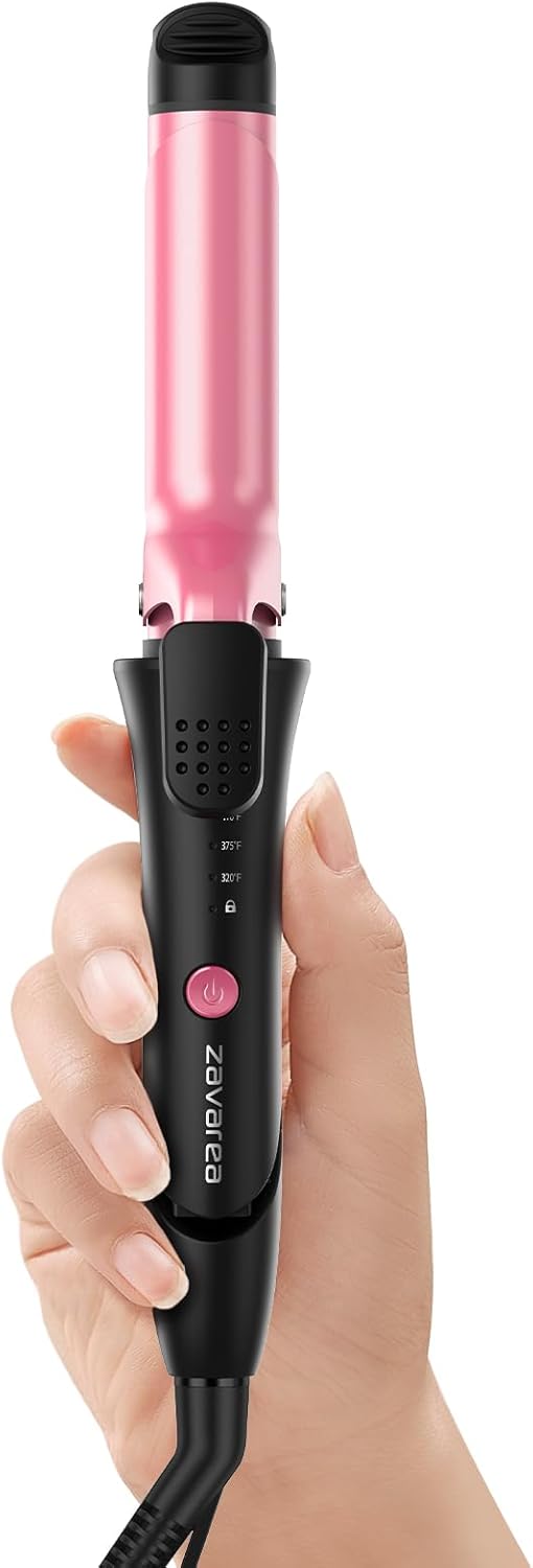2-in-1 Hair Straightener and Curler | Dual Voltage Flat Iron for Travel | 3 Heat Settings 320°F-410°F | Ceramic Coating | Auto Shut-Off | Portable Mini Styler for All Hair Types