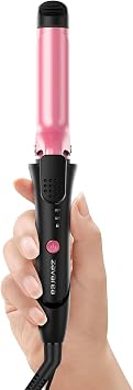 2-in-1 Hair Straightener and Curler | Dual Voltage Flat Iron for Travel | 3 Heat Settings 320F-410F | Ceramic Coating | Auto Shut-Off | Portable Mini Styler for All Hair Types