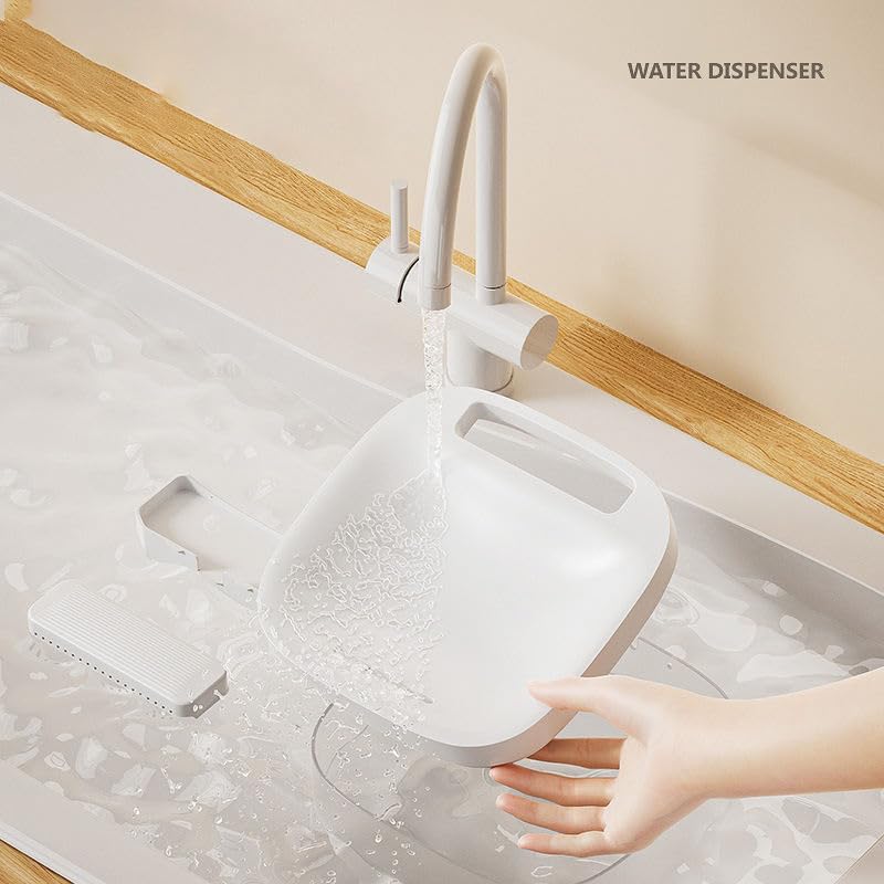 Image of Pet Water Fountain Super Silent - Water Fountains for All Pets Indoor - Suitable for Cats, Birds, Rabits and Dogs (Graphite Night, 3L)