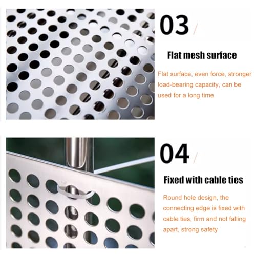 Protection de balcon efficace contre le vis-à-vis en tôle d'acier perforée - 5