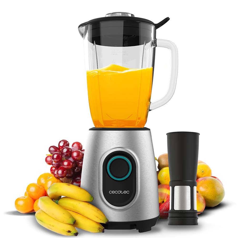 Cecotec Batidora de Vaso Power Black Titanium 2000MAX Mix Go. 2000W Potencia Máxima, Acacados en Acero Inoxidable, Cuchilla con Recubrimiento de Titanio Negro, Capacidad 1,5L — view 17