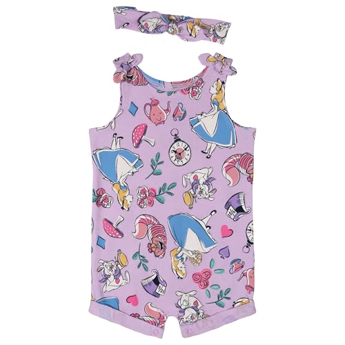 Image of Disney Romper and Headband Outfit Set Newborn to Little Kid Sizes (Newborn - 5)