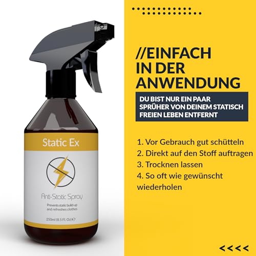 Antistatik-Spray für Kleidung 250ml – StaticEx