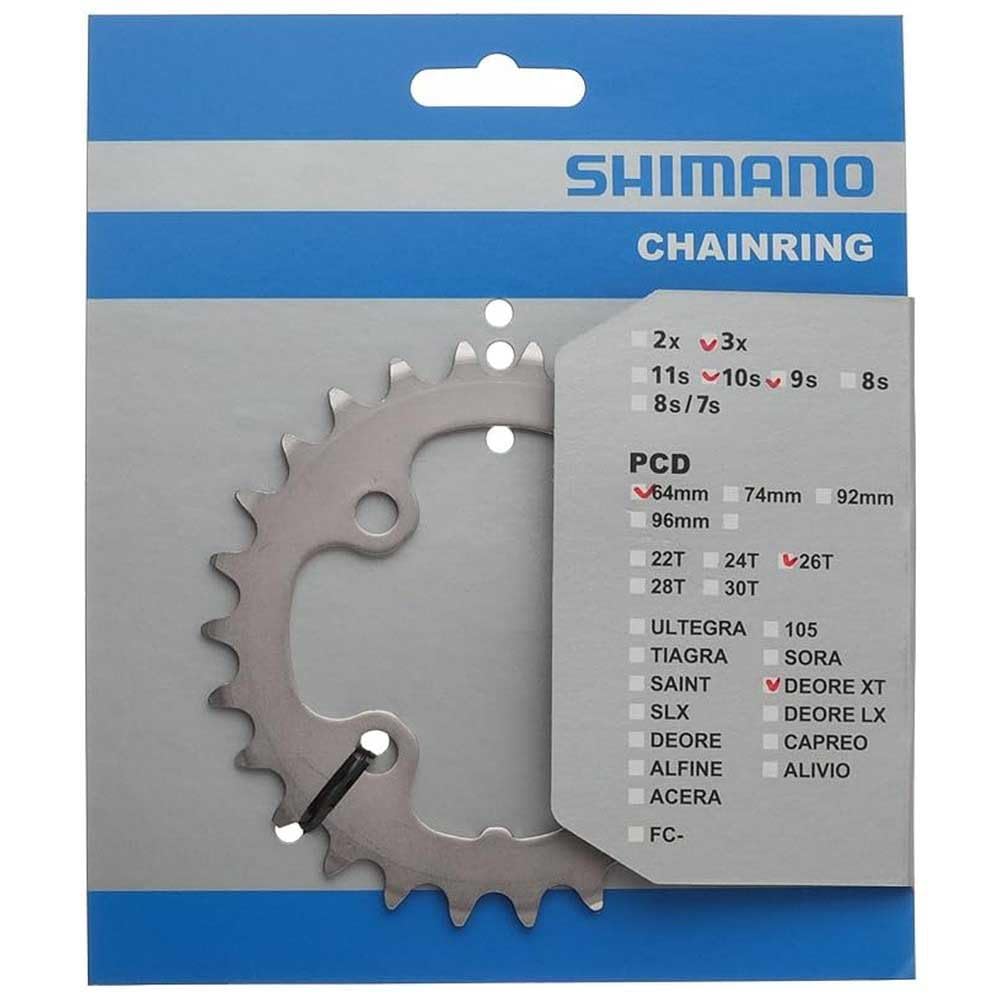SHIMANO Deore Xt Fc-m780 zębatka, srebrna, 64 mm