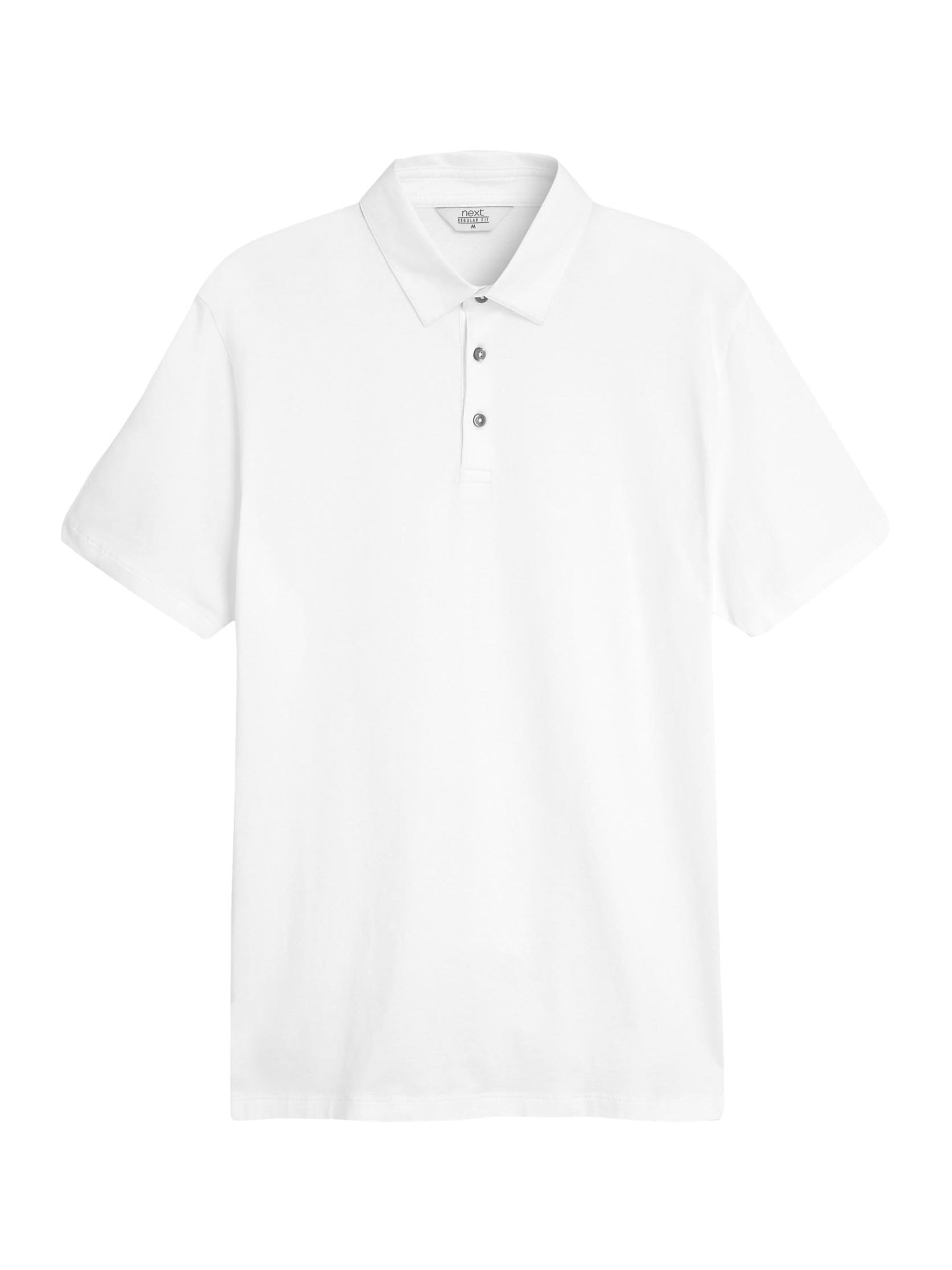 NEXT Herren Poloshirt – Weiß, Small