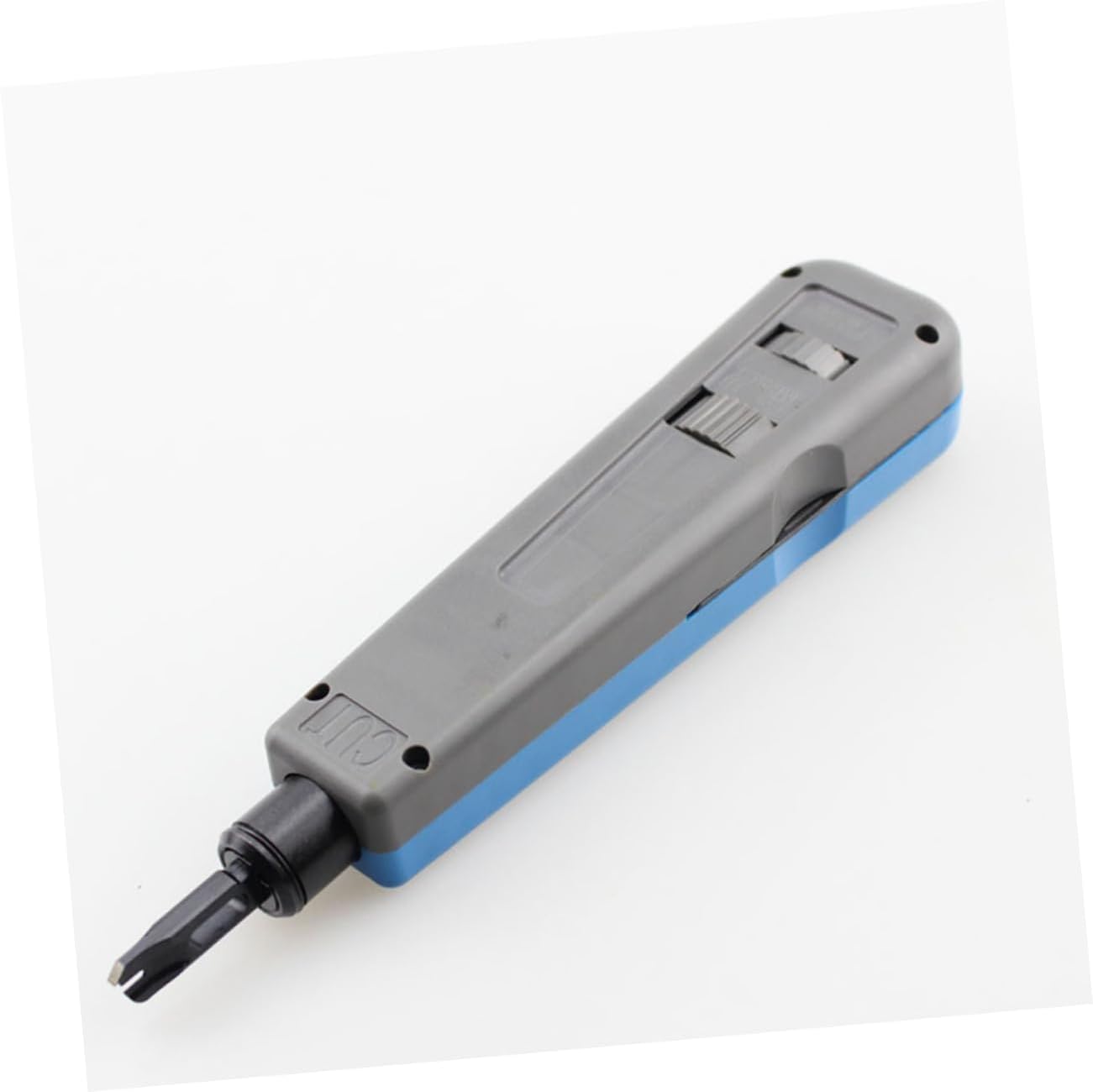 Mipcase Manual Wire Crimper Tool Kit with 66 Blades Network Wire Crimper Impact Tool for Ethernet Wiring and Cable Repair