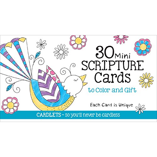 Cardlets: 30 Mini Birthday Cards to Color & Gift