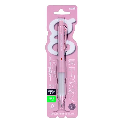 ไธ่ฑ้็ญ Mitsubishi Pencil Mechanical Pencil Alpha Gel Switch 0.5 Cotton Pink M51009GG1P.51 - cotton pink - 0.5