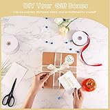 HOUSE DAY Pack of 12 Paper Gift Boxes with Lids for Gifts, Crafts, Cupcake Packaging Boxes Easy to Assemble 20 x 20 x 10 cm Brown - Image 6