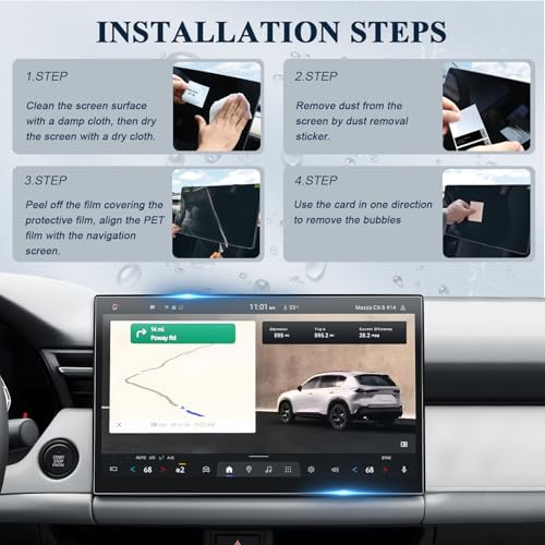 Protector de pantalla para Mazda CX5 2026 evita arañazos en salpicadero Select 7